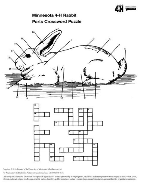 bunny crossword clue|